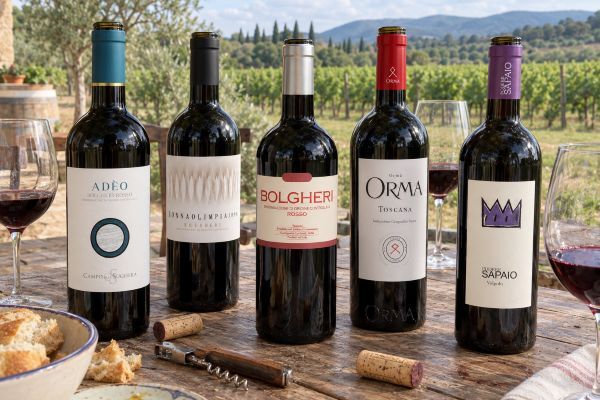 Grosser Test von Bolgheri Weinen