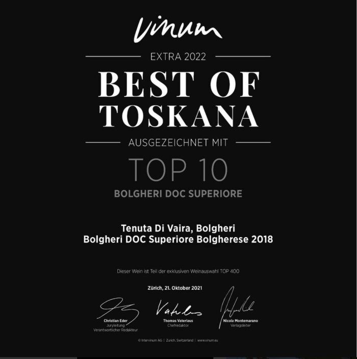 Bolgheri Vinum 2022