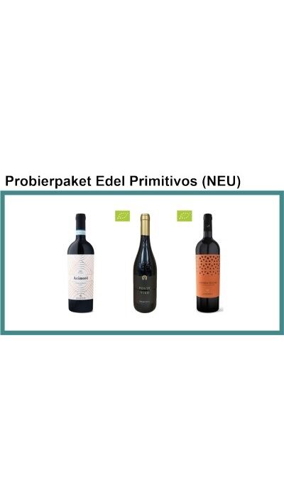 Probierpaket Edel Primitivos - Primitivo Salento