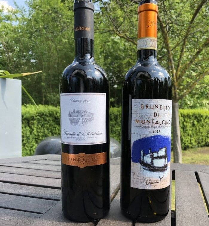Zwei Brunello Weine im direkten Vergleich