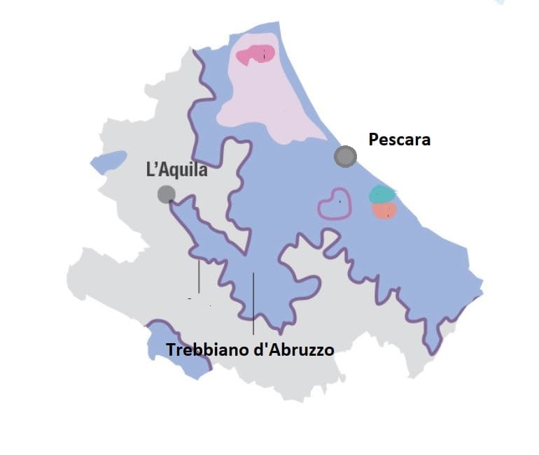 Trebbiano in den Abruzzen